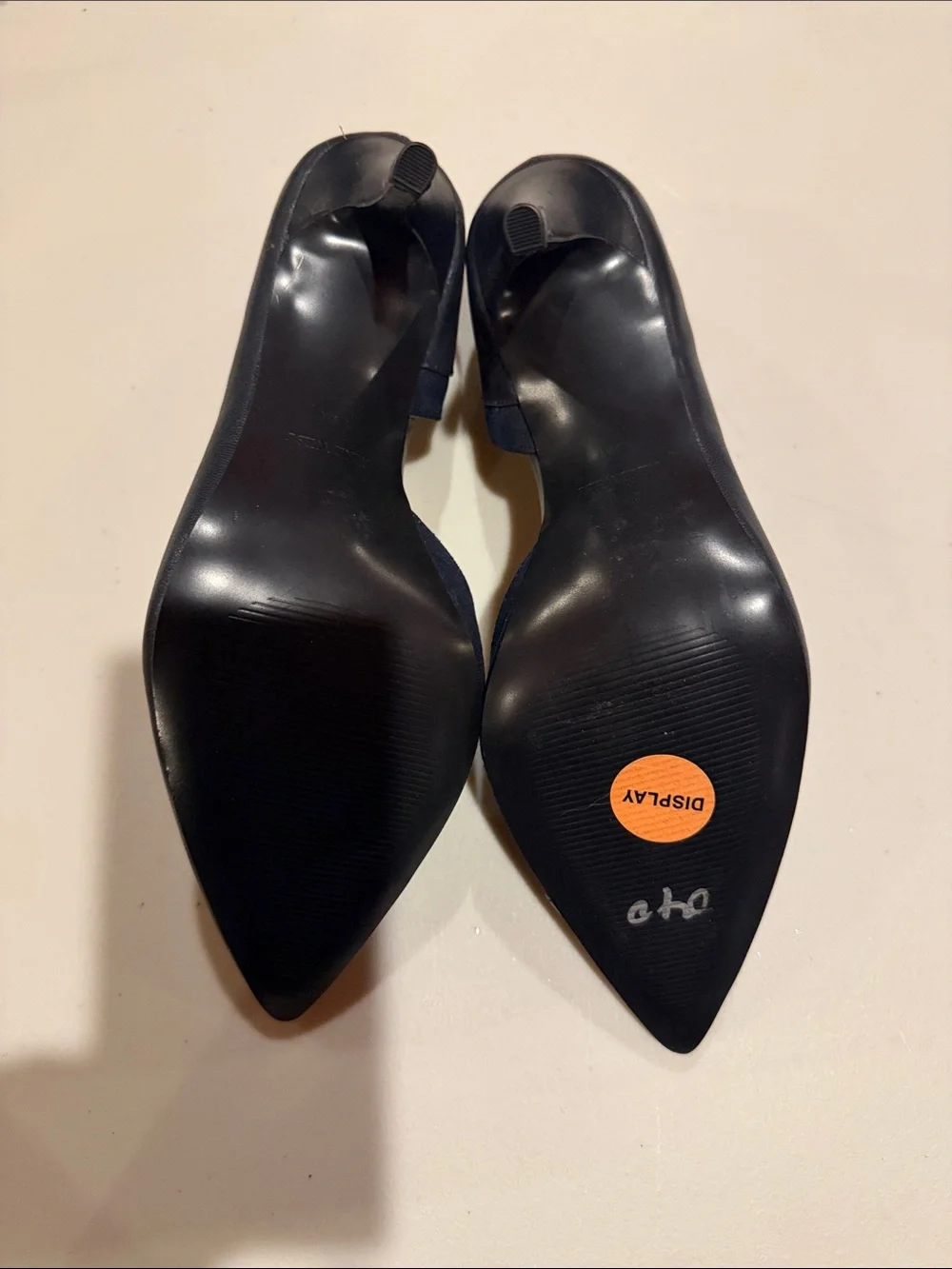 Nine West Navy Pointed-Toe Cutout Pumps